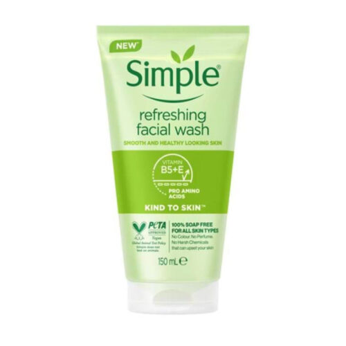 ژل شستشوی صورت طراوت بخش refreshing سیمپل Simple